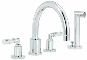 rvb Комплект для ванны с ручным душем на 4 отверстия Cliff 4091.--.70