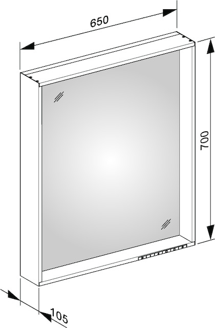 33098ZZ2003 Зеркало с подсветкой KEUCO Plan - Вид №14