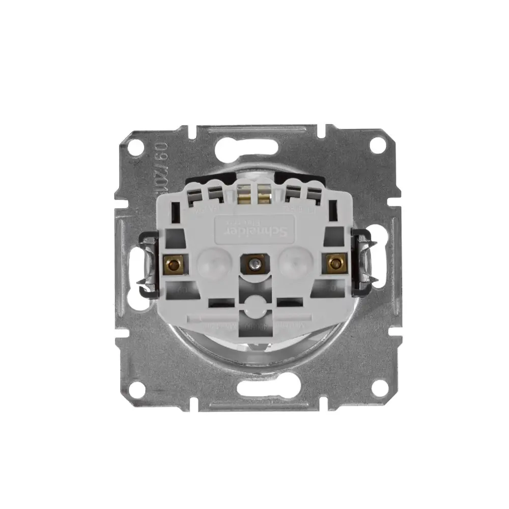 Розетка Schneider Electric Sedna с заземлением, цвет белый 13561886 STLM-2085476 - Вид №1