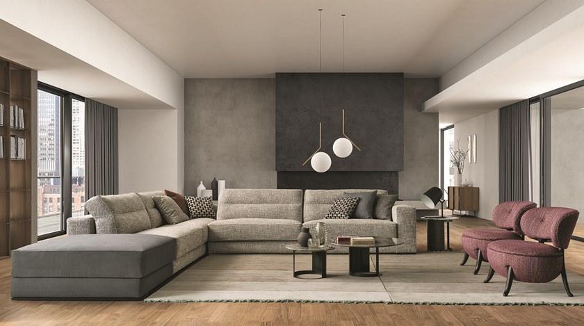 Bodema Модульный тканевый диван с шезлонгом Dallas sun-id-1422713 - Вид №2