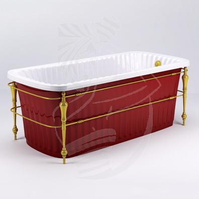 Ванна из литьевого мрамора MIGLIORE OLIVIA Console ML.OLV-40.102 на консоле, 174 х 80 х 66 см sun-id-684823 - Вид №6