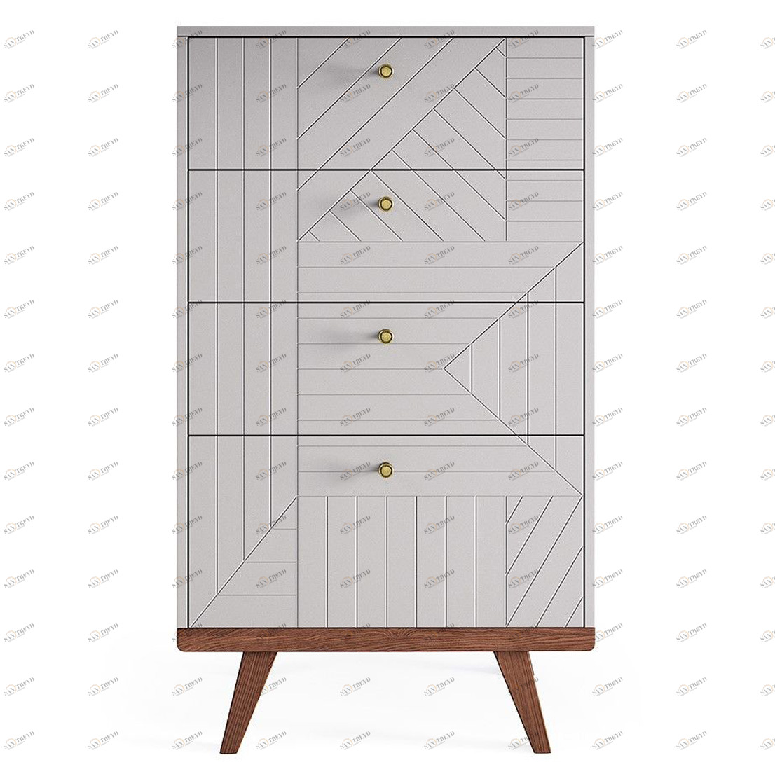 Комод высокий серый Thimon THE IDEA ДИЗАЙНЕРСКИЕ, КОМОДЫ THIMON 210007 Серый 