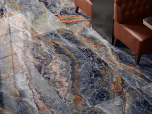 Пол / керамогранит с мраморным эффектом