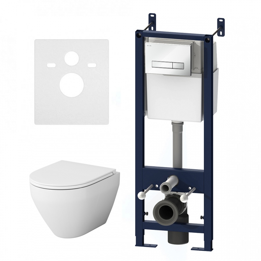 IS30201.701700 Инсталл с клав Start S белый глянц с подв унит FlashClean с сид м/лифт AM.PM Spirit - Вид №5