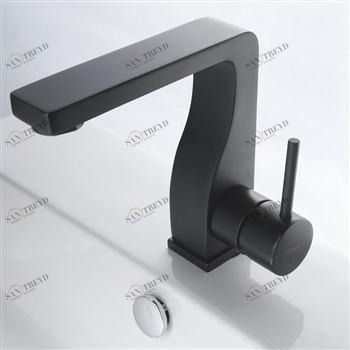 Смеситель для умывальника (черный) ARC F16061K-2-ENG bravat