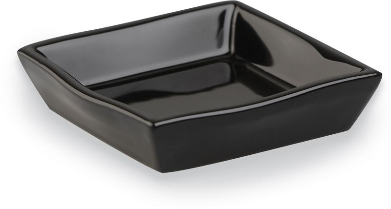 794(NE) Stil Haus Prisma, настольная керамическая мыльница, черная керамика