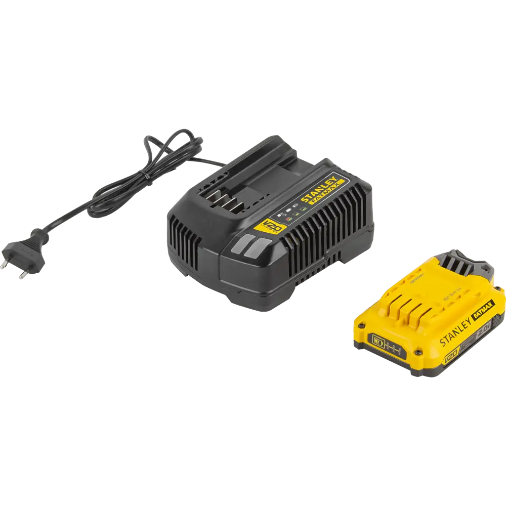 Дрель-шуруповерт аккумуляторная Stanley Fatmax SCD700D2K, 18 В Li-ion 2х2 Ач STLM-2022114 - Вид №6