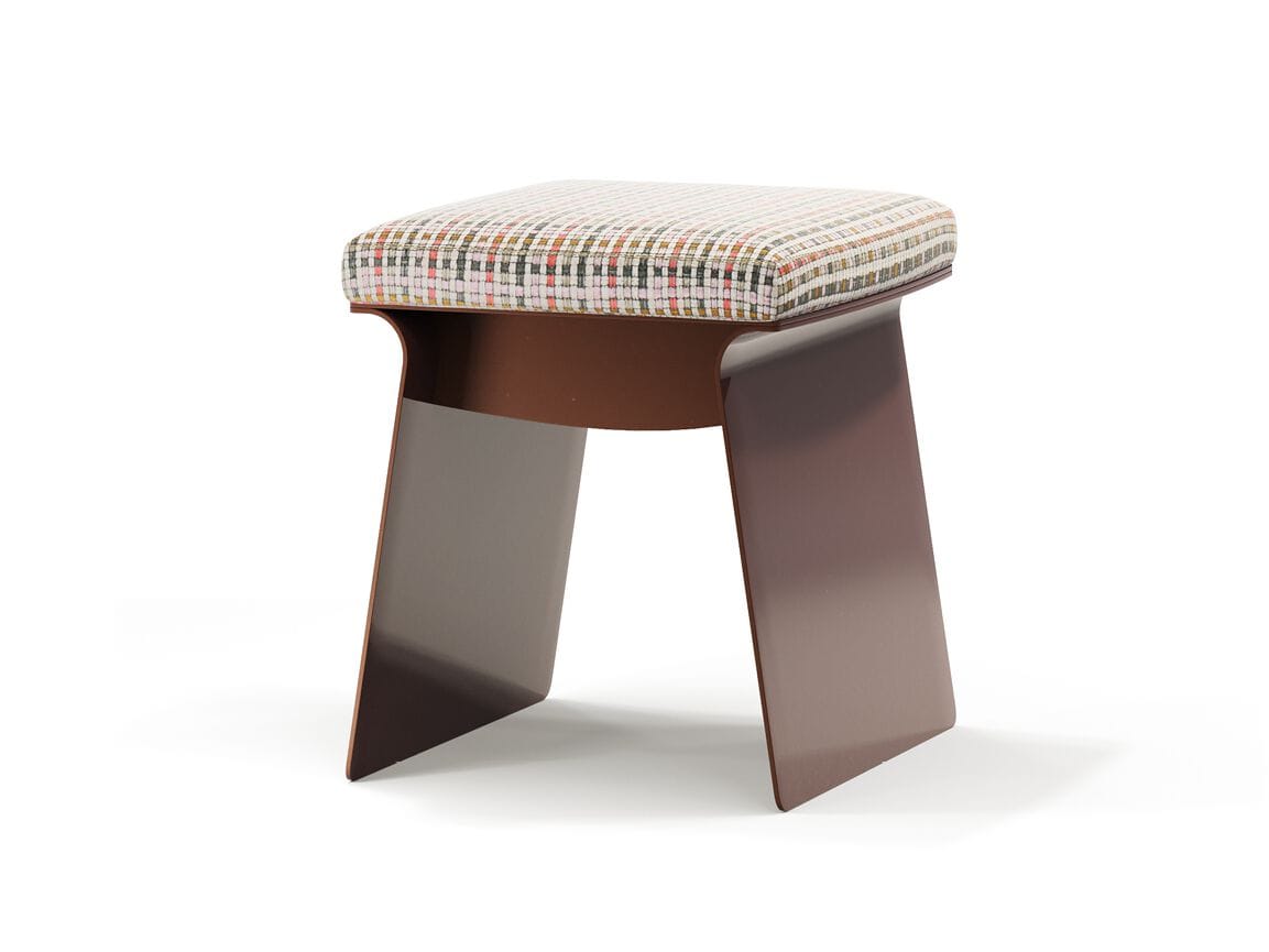 Низкий стул с мягким сиденьем Borzalino GEA ARCH-00053407