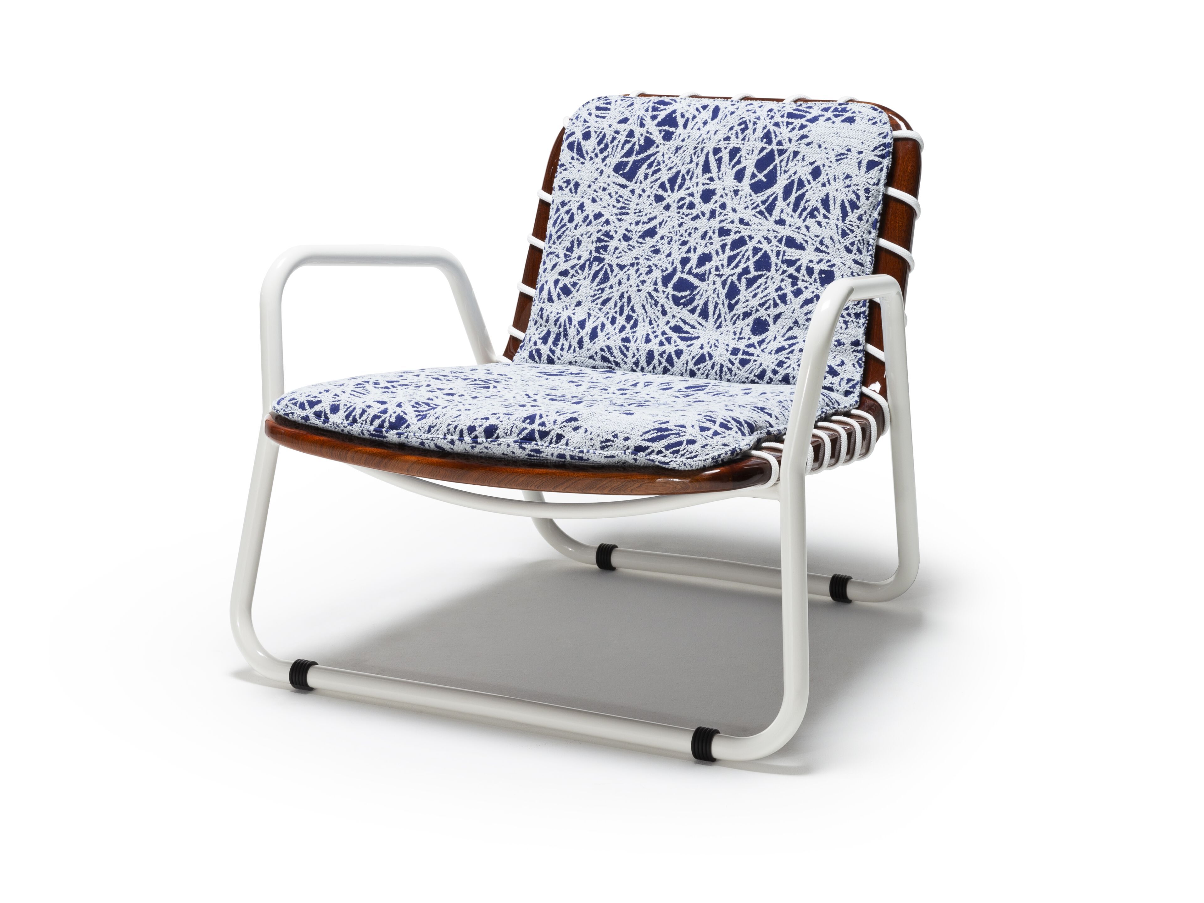 Алюминий и красное дерево сад сани стул Exteta Sunset ARCH-00001759