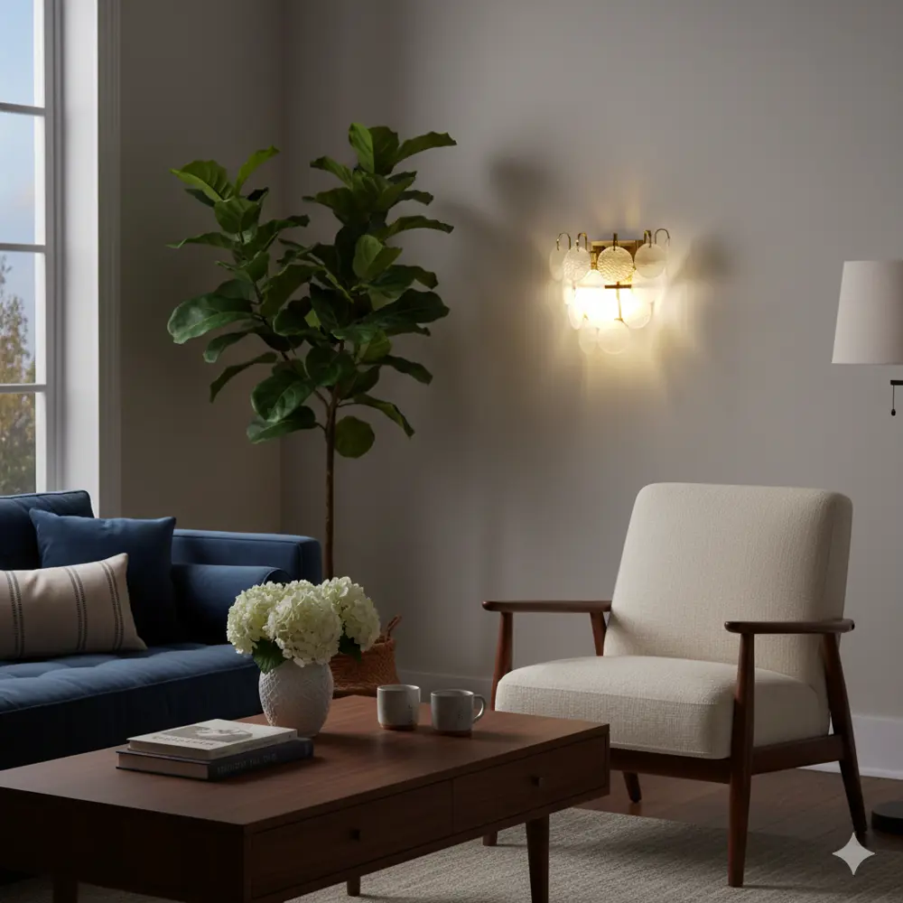 Светильник бра настенный Estares Telia цвет бронза STLM-2184056 - Вид №4