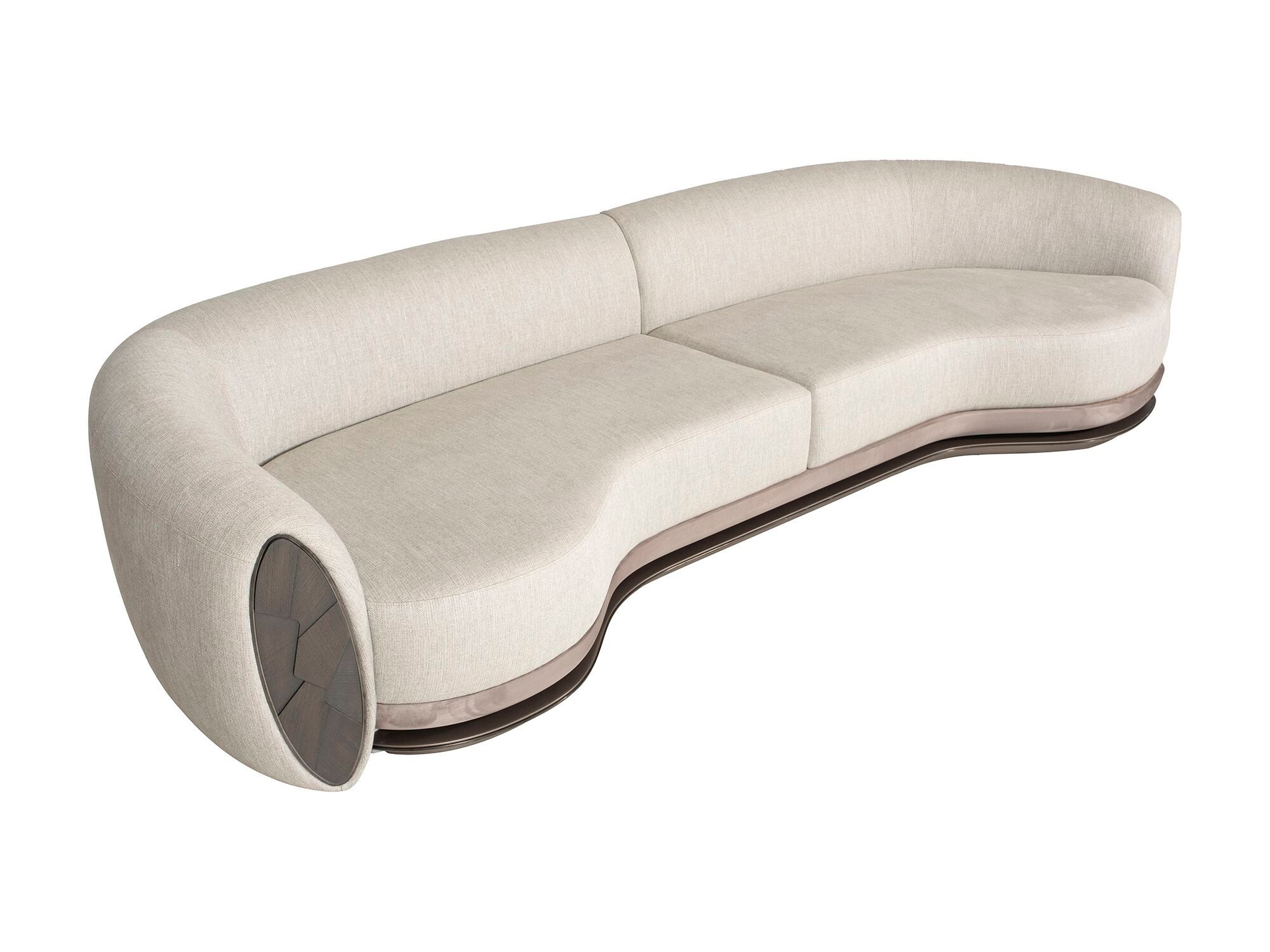 4-местный изогнутый тканевый диван Zebrano Gioia ARCH-00075931 - Вид №1