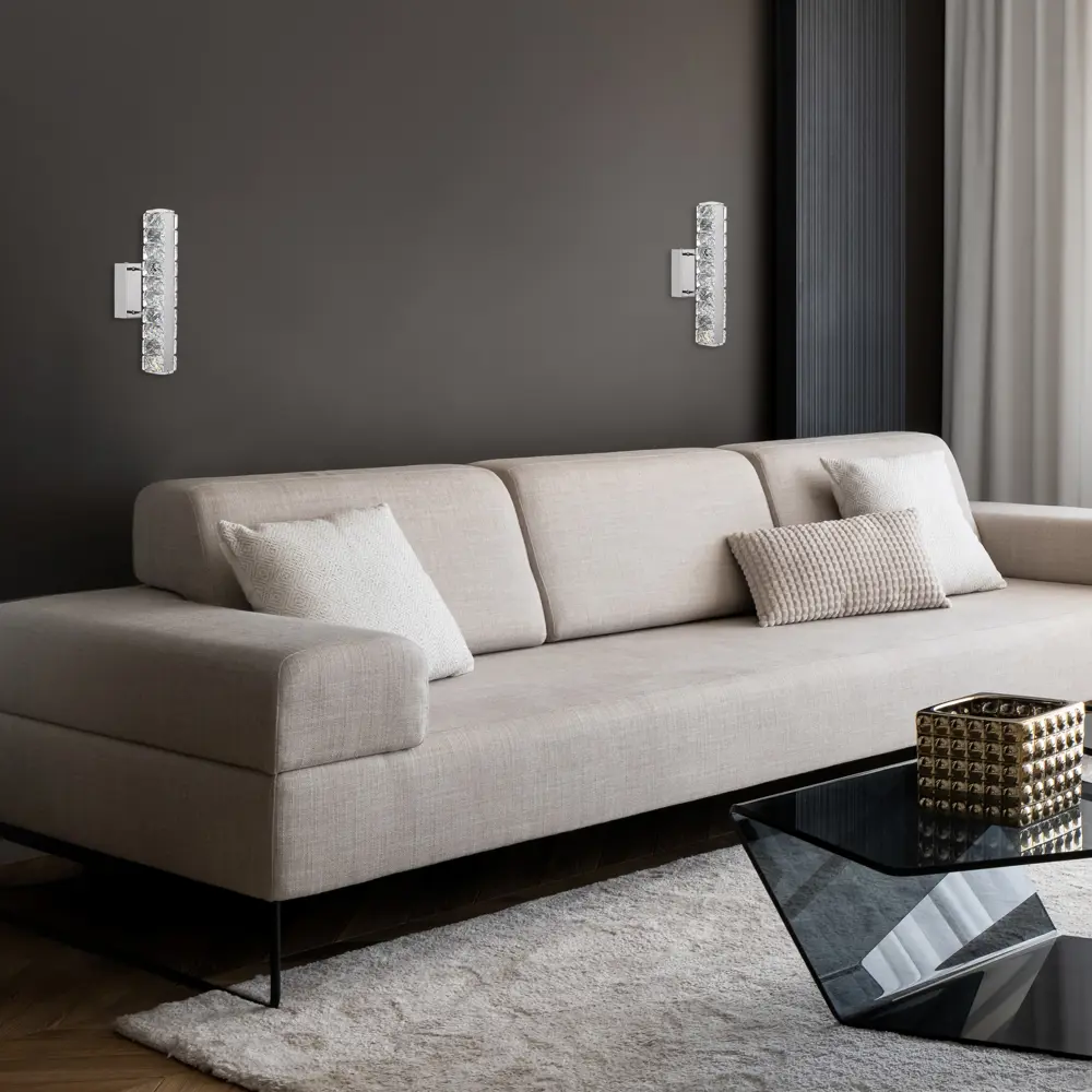 Бра настенное светодиодное Escada Brilliance хром/хрусталь 89438456 STLM-1571993 - Вид №6