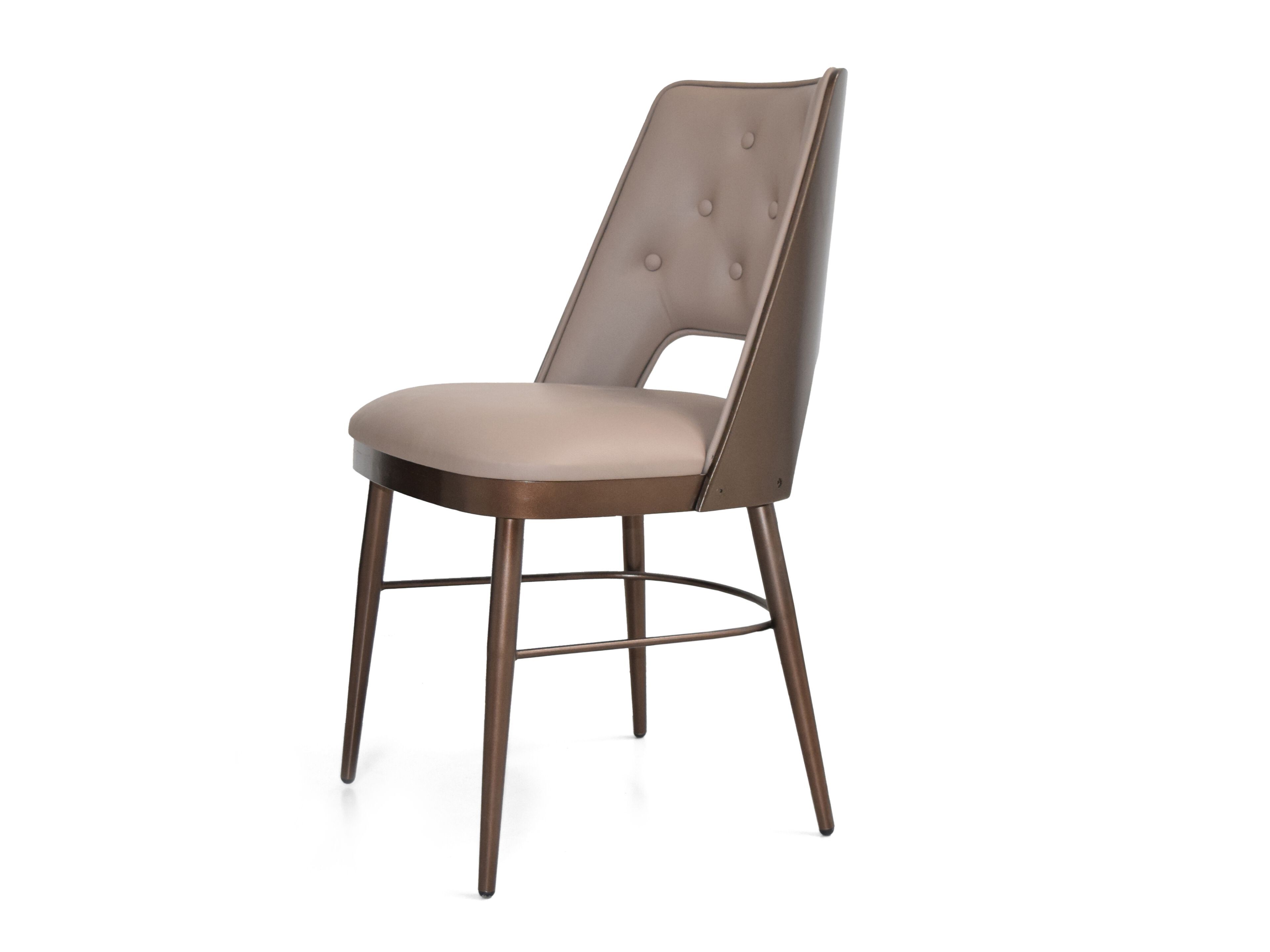 Кожаный стул для ресторана capitonné ABLE Devy ARCH-00070811 - Вид №1