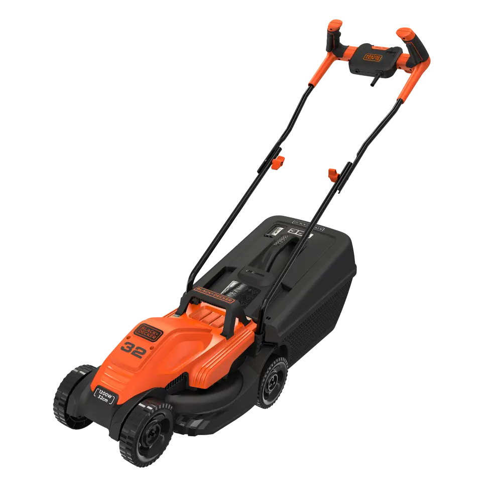 Газонокосилка электрическая Black&Decker BEMW451BH-QS 1200 Вт 32 см BLACK + DECKER STLM-2037192