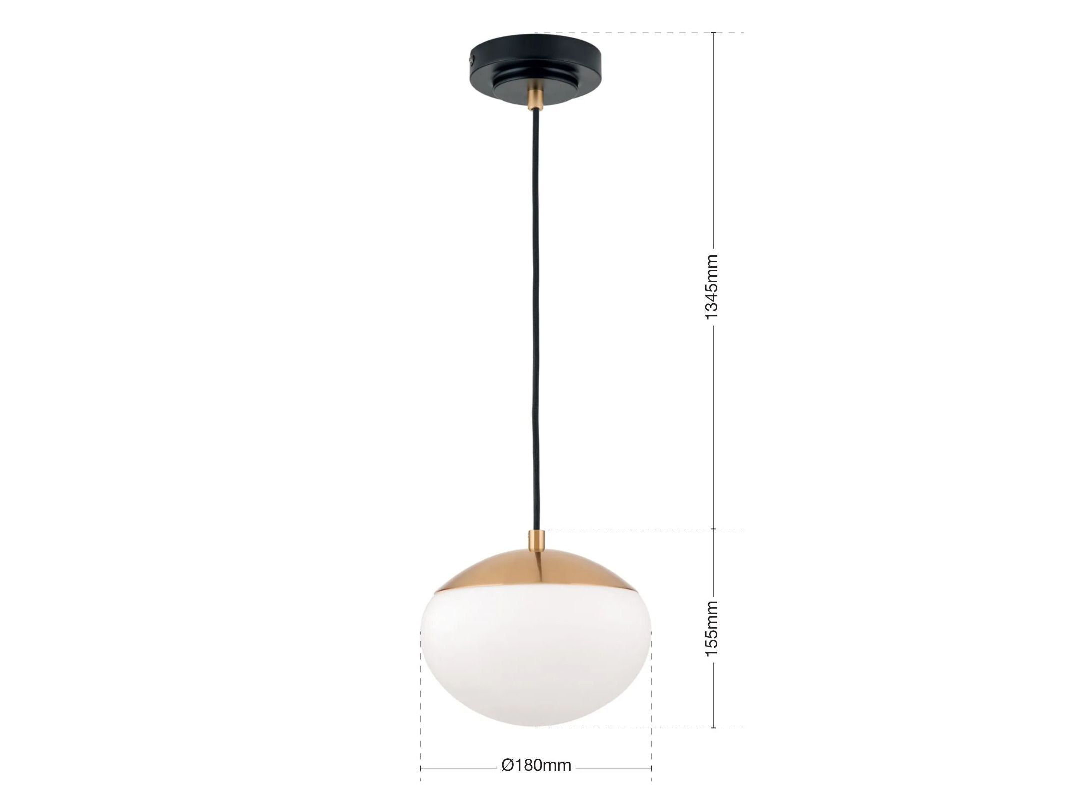 Опаловое стекло с регулируемой яркостью подвесной светильник Orion Josephine ARCH-00031643 - Вид №8