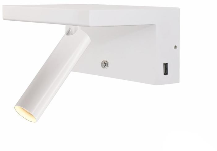 BENEITO FAURE Настенный светильник из алюминия с usb и полкой sun-id-1469784 - Вид №1