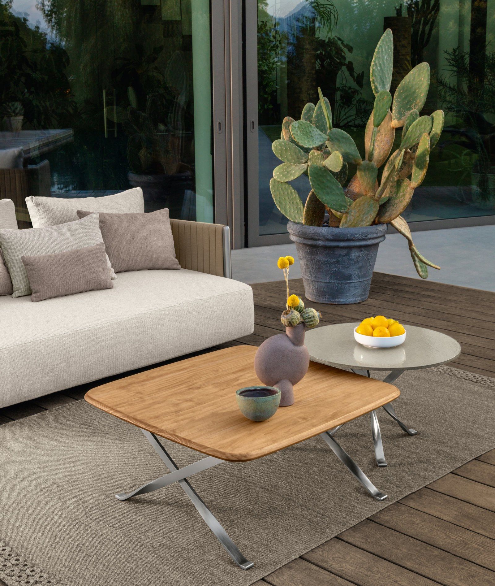 Квадратный садовый столик Talenti George ARCH-00014482 - Вид №4