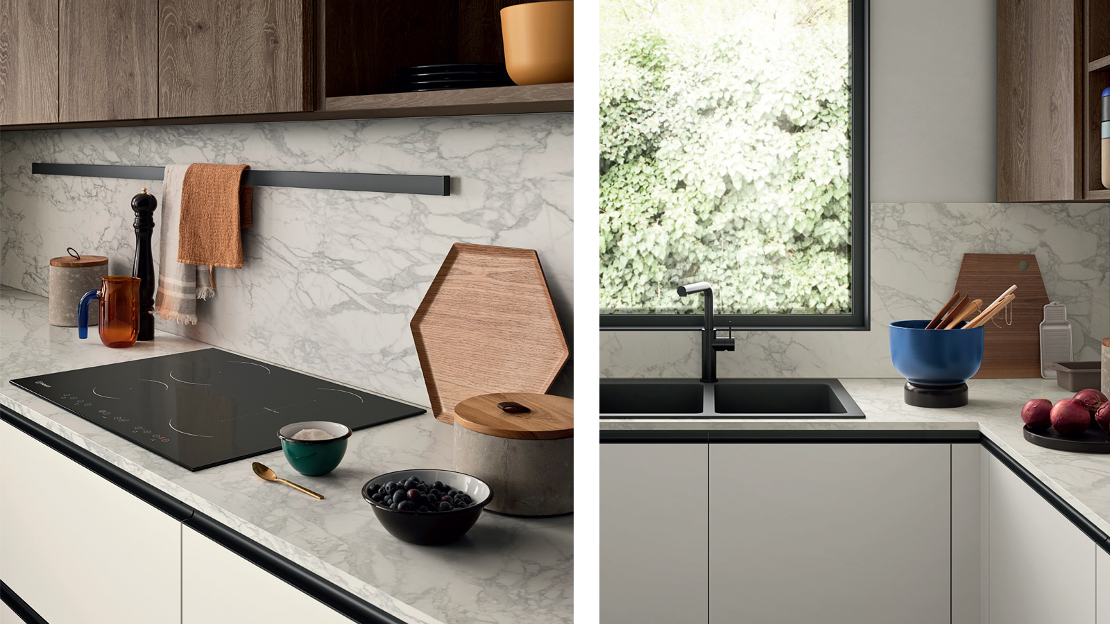 Easy 010  Кухонный гарнитур Ar-Due Colore matt  - Вид №1