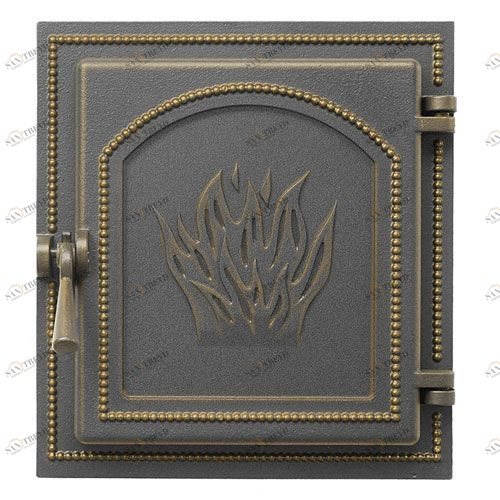 Дверка каминная Везувий 271 (бронза) 4351