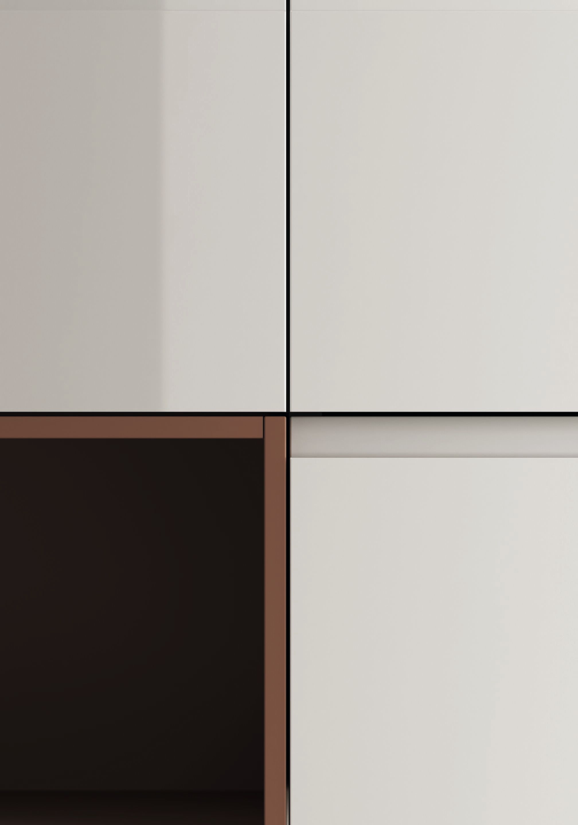 Подвесной туалетный столик с зеркалом Ideagroup Seventy Form ARCH-00036182 - Вид №3