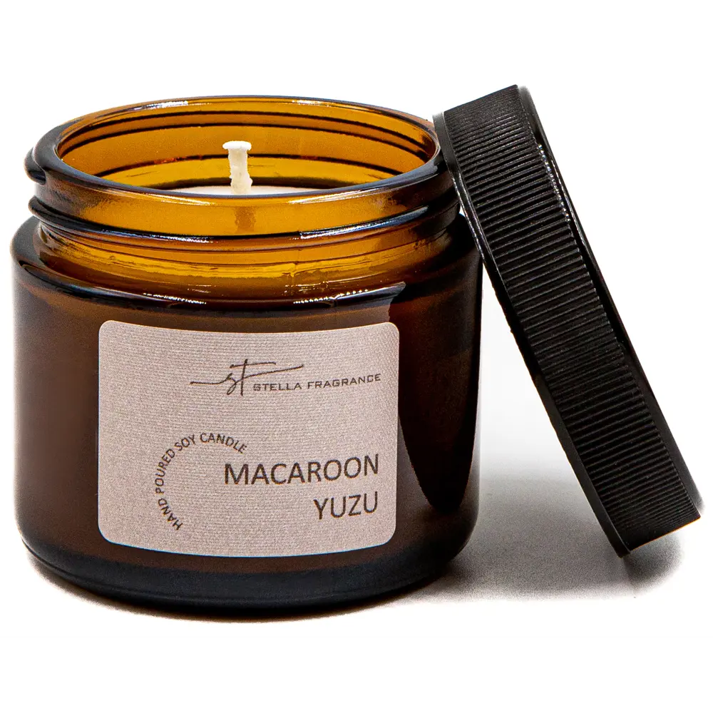 89090944 Ароматическая свеча Stella Fragrance Macaroon Yuzu 50 г STLM-0835462 Santreyd 