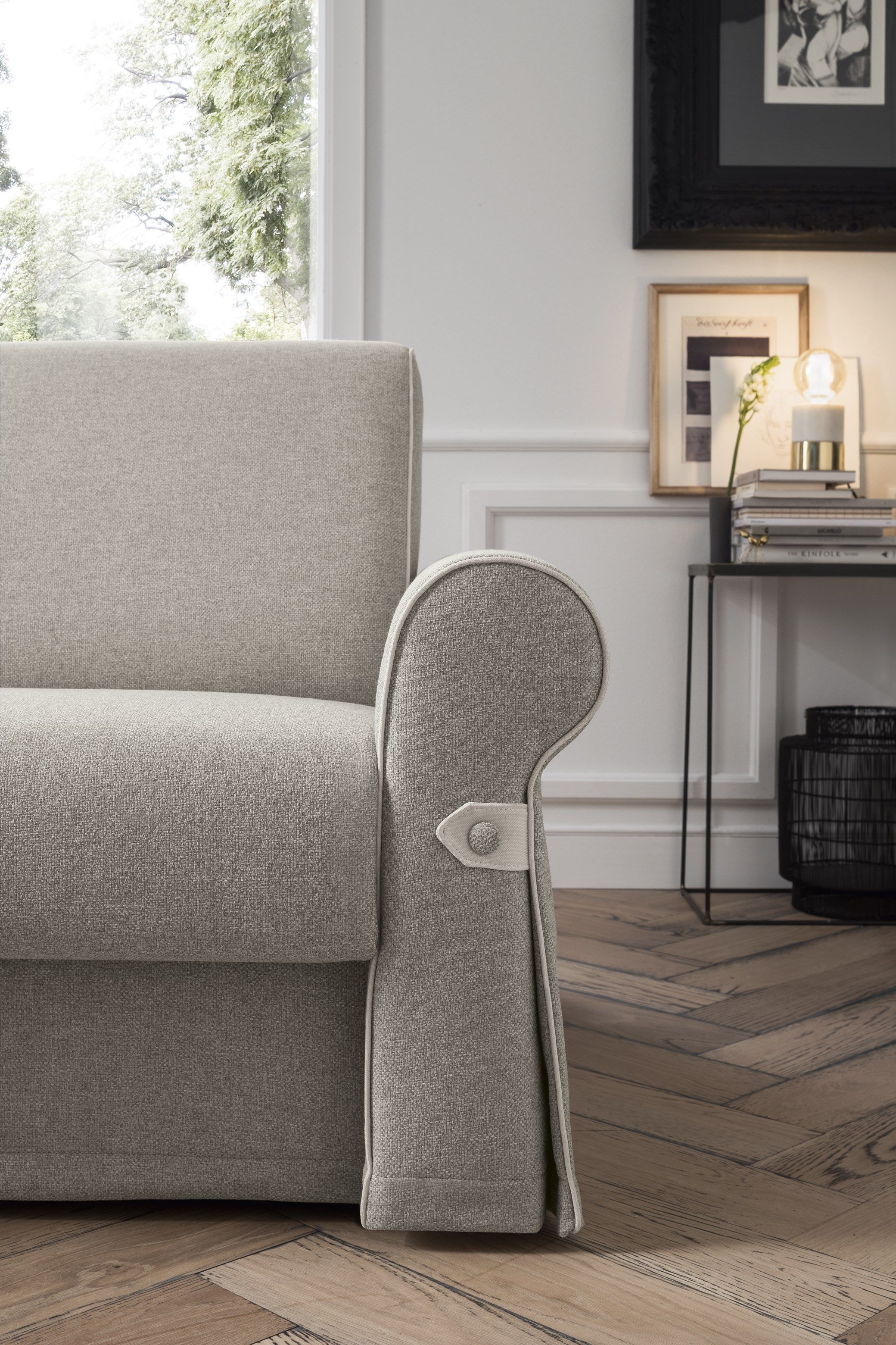 Двуспальный диван-кровать из ткани Felis Day &amp ARCH-00064023 - Вид №4