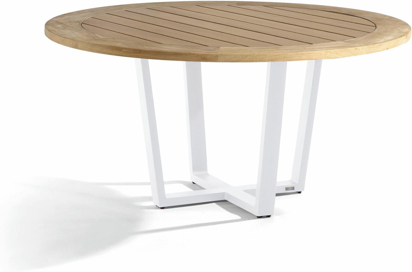 MNST492 Обеденный стол pca white f8 ⌀155см Manutti Fuse