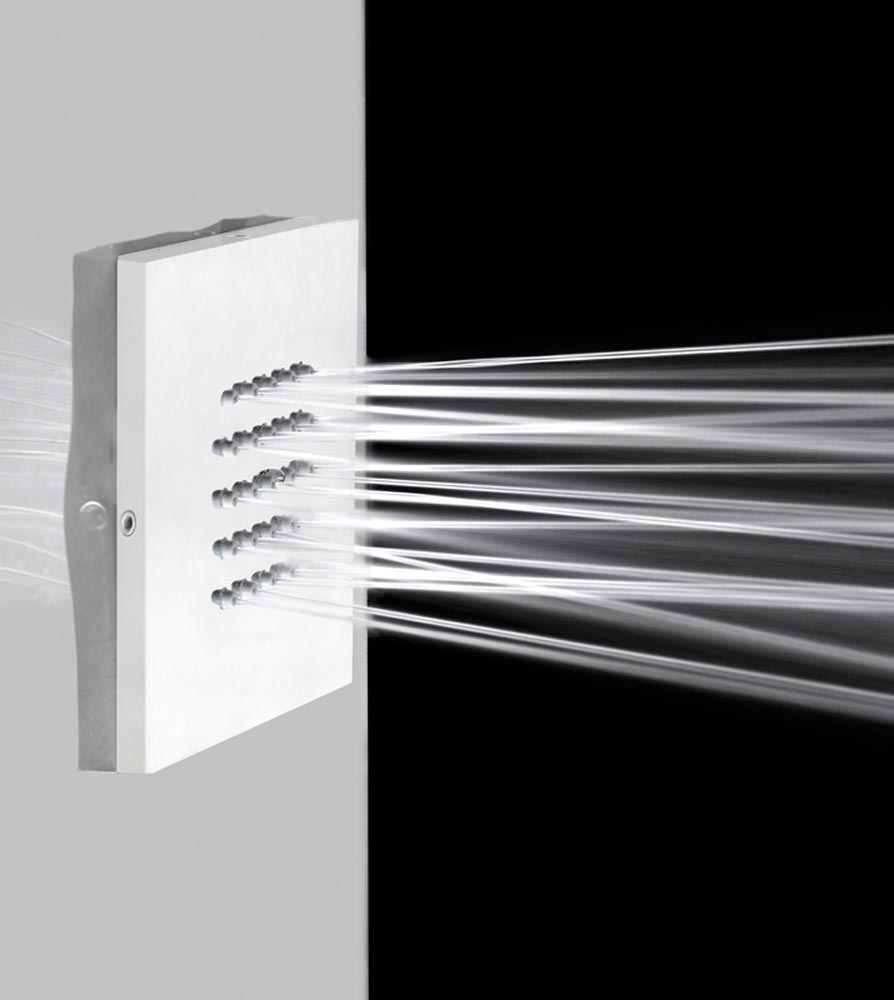 I00176 Потолочный & настенный душ Cubic Flat Ø 100 mm BOSSINI  - Вид №3