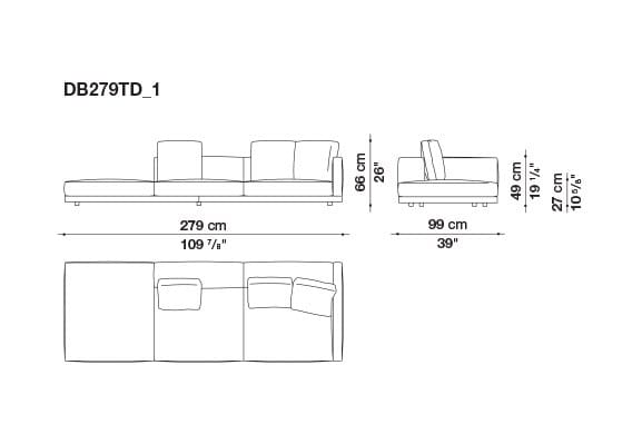Кожаный диван B&B Italia док ARCH-00106863 - Вид №76