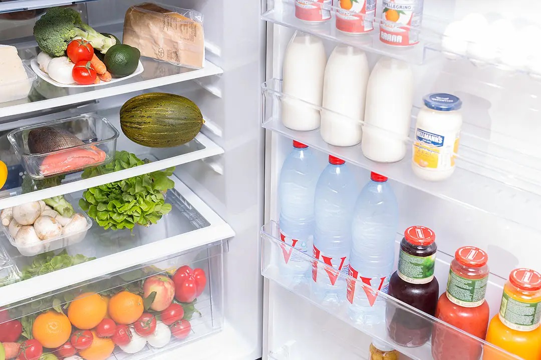 8184142 Холодильник с морозильником   Sharp SJXG60PGRD бордовый STDN-0023714 - Вид №4