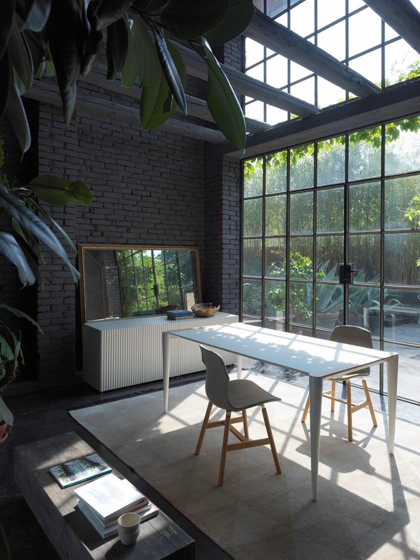 Casamania & Horm Раздвижной прямоугольный стол из феникса и металла sun-id-1492721 - Вид №9