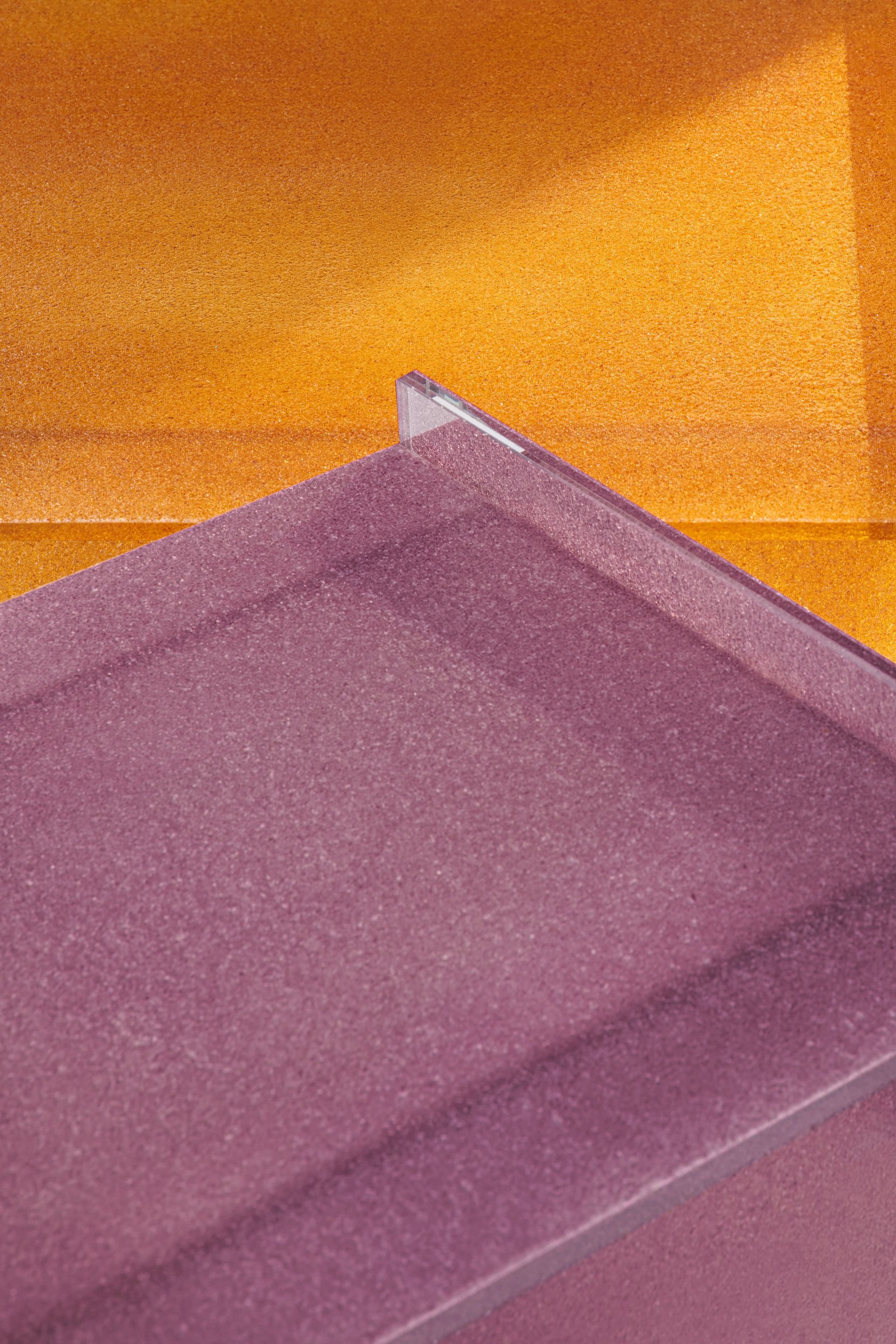 Прямоугольный Хрустальный журнальный столик Glas Italia Simoon ARCH-00009186 - Вид №1