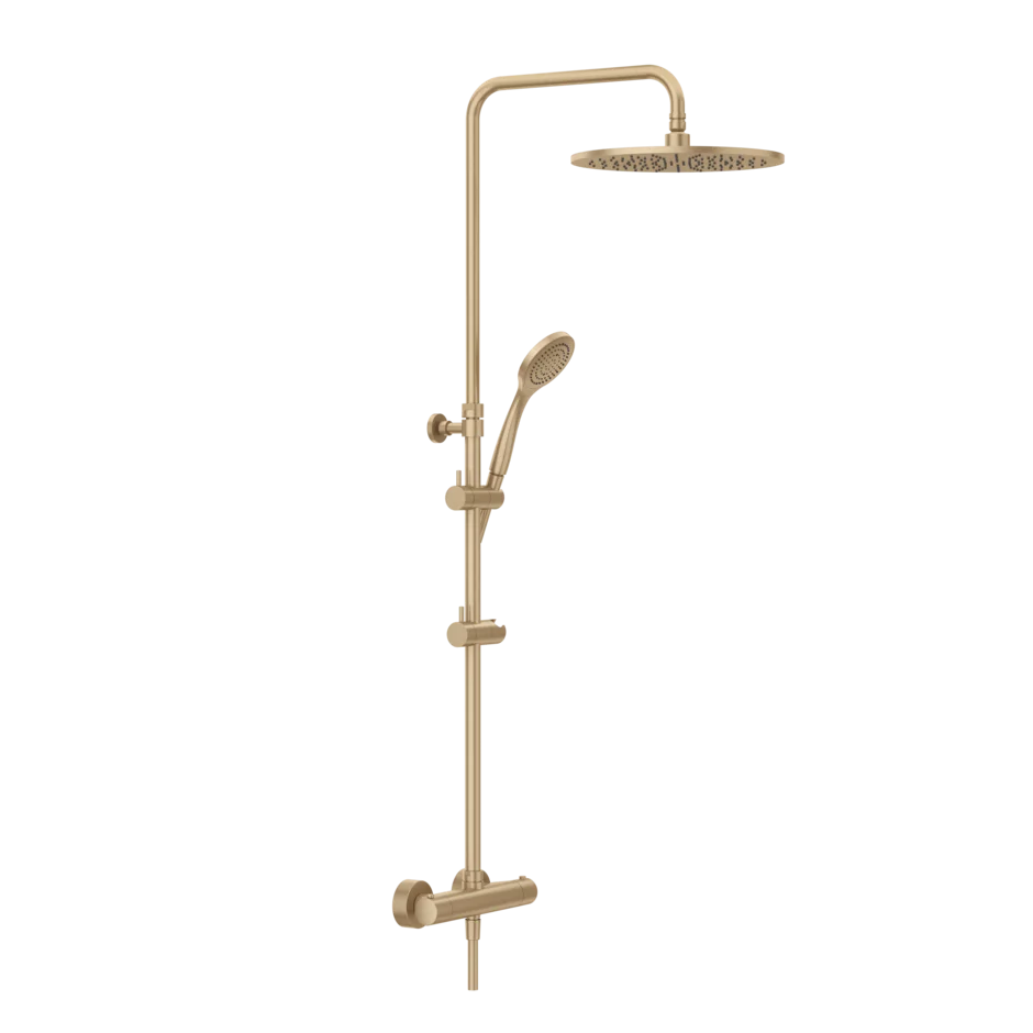 Душевая колонка 35177 726 Gessi Minimalistic shower ТЕПЛАЯ БРОНЗА BR. PVD 35177726