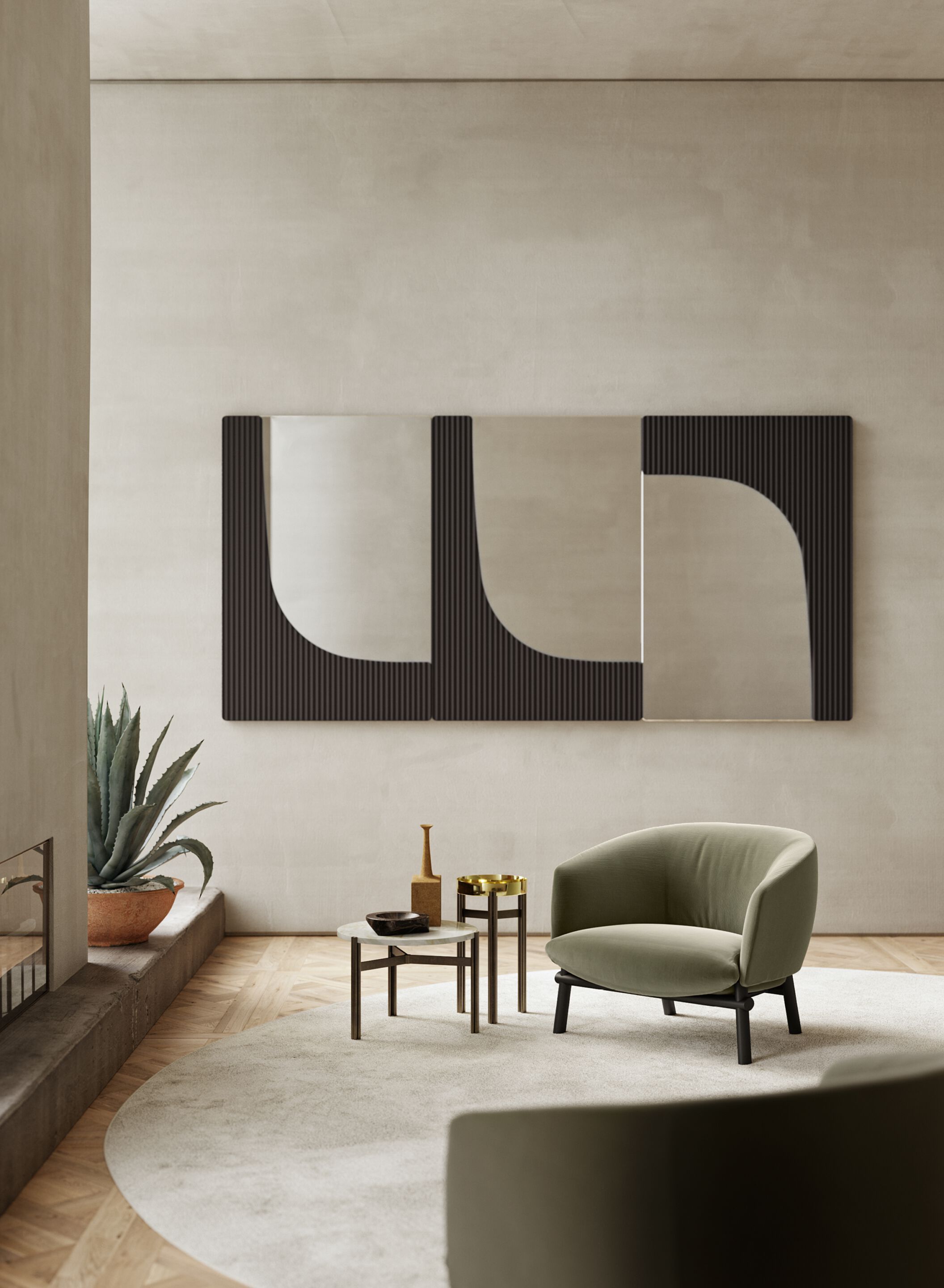 Тканевое кресло с подлокотниками Gallotti&Radice LIVRE ARCH-00034527 - Вид №5