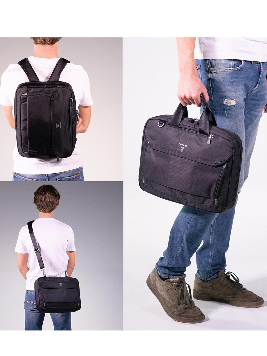 HLNK06/003-01 Сумка-рюкзак HLNK06 3-Way Briefcase 15 Hitch Hedgren Link - Вид №12