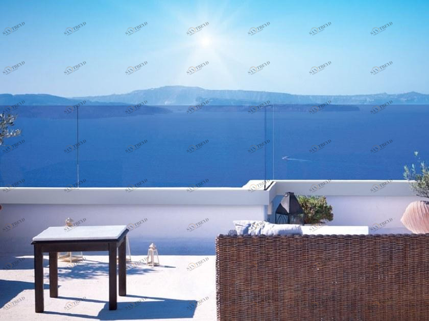 Metalglas Bonomi Регулируемая балюстрада с боковым креплением sun-id-1457884