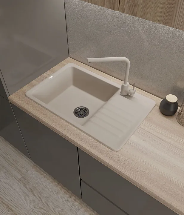 Кухонная мойка Кварц QUARZ S516 GranFest 72-S516 - Вид №5