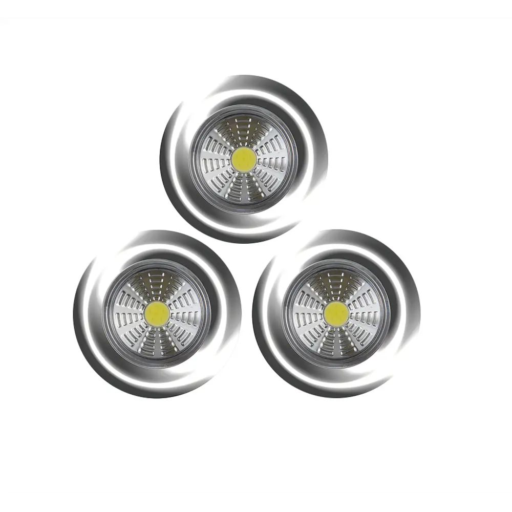 Светильник светодиодный Ritter Pushlight 29100 8 на батарейках, цвет серебряный металлик 89144285 STLM-2091364  - Вид №1
