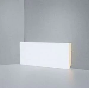 Плинтус Deartio Universal Белый, Мдф U 106-80 МДФ+эмаль 2050х80 мм.