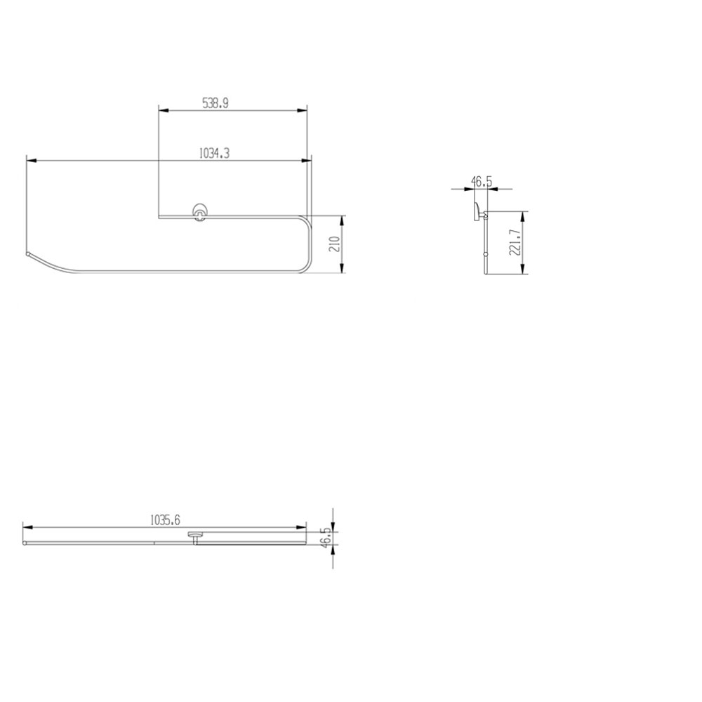 R70112 Полотенцедержатель Raiber  - Вид №2