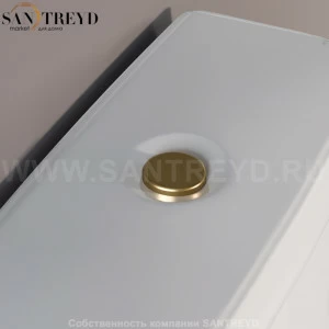 7509K1 Механизм “GEBERIT” двойного смыва, с кнопкой, для бочка (моноблок). Retro