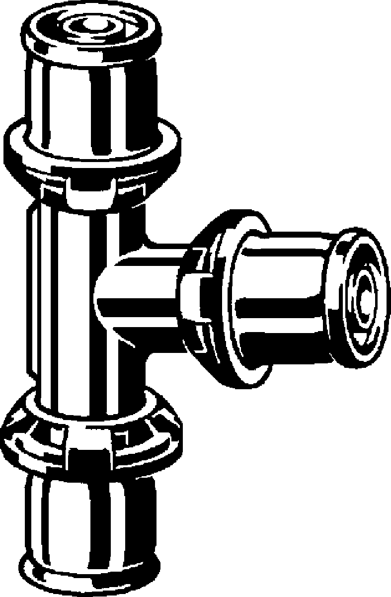 Viega Тройник 2718 (588359) 588 359 - Вид №1