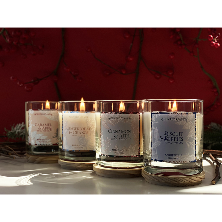 VV401GTTO Свеча ароматическая gifting, Печенье и ягоды, 40 ч Ambientair  - Вид №2