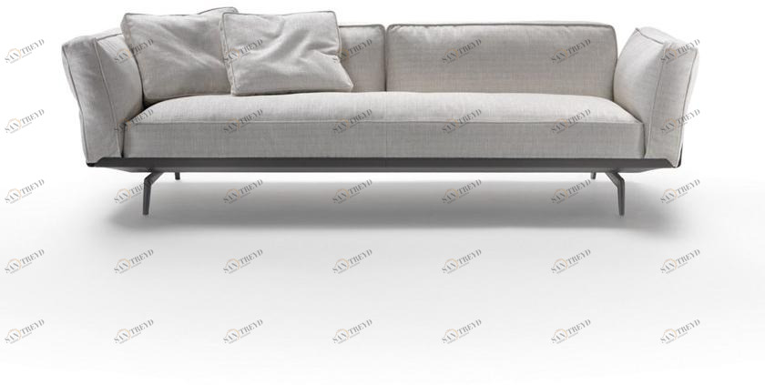 Flexform 3-х местный тканевый диван со съемным чехлом Este sun-id-1443874