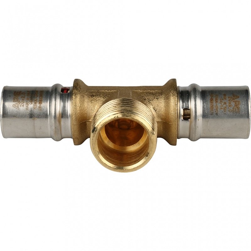 Тройник переходной STOUT НР 20х3/4"х20 под пресс SFP0008203420 - Вид №2
