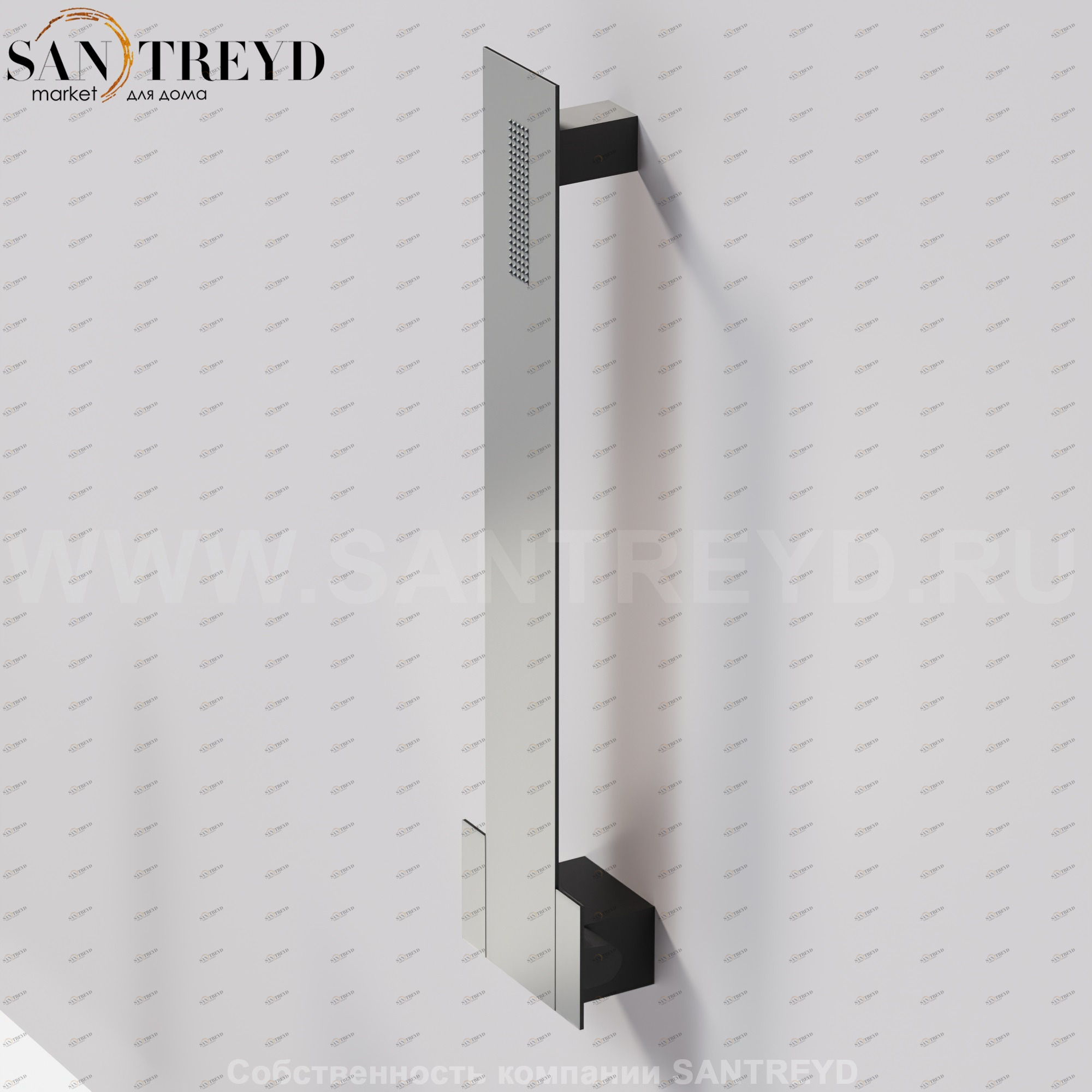 Смеситель с душевой лейкой ASEN0914N SEN для душа черный Agape