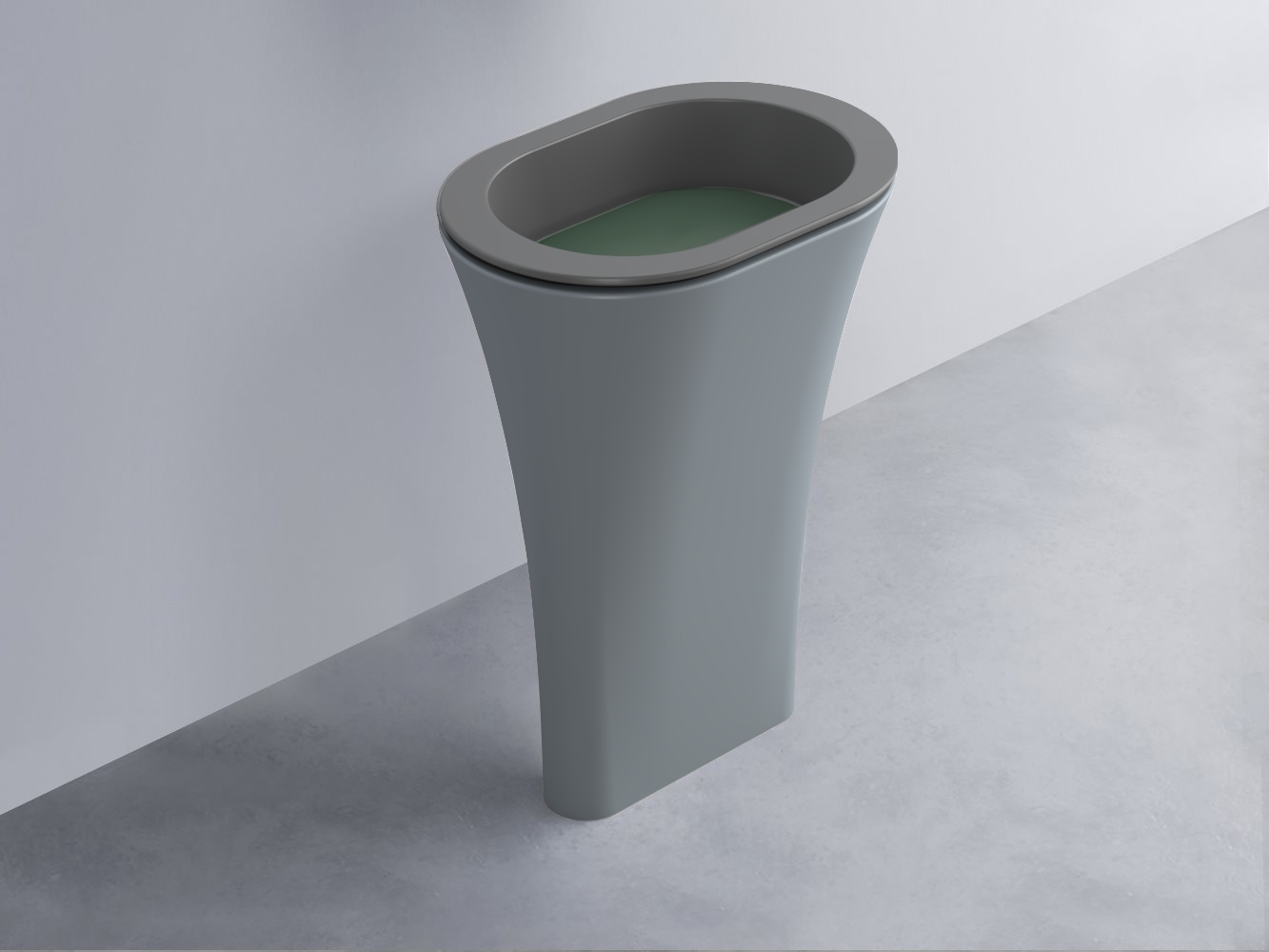 AMLA65-CM+AMPILO-MU+AMCOLO-BR Раковина Amedeo Ovale отдельностоящая cielo Enjoy + Amedeo Ceramica Cielo