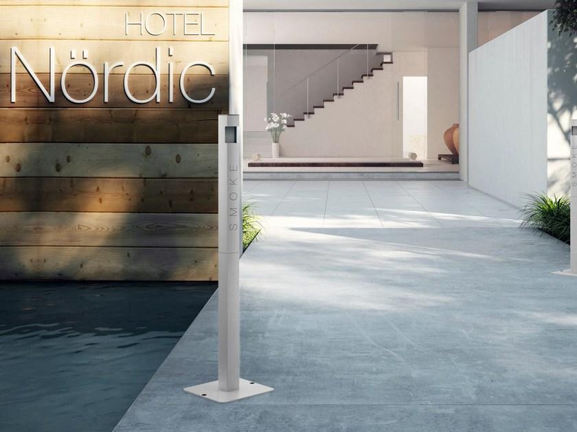 Systemtronic Напольная пепельница из алюминия для общественных мест sun-id-1380494 - Вид №1