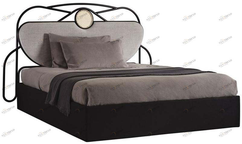 Wiener GTV Design Деревянная кровать с мягким изголовьем sun-id-1432401