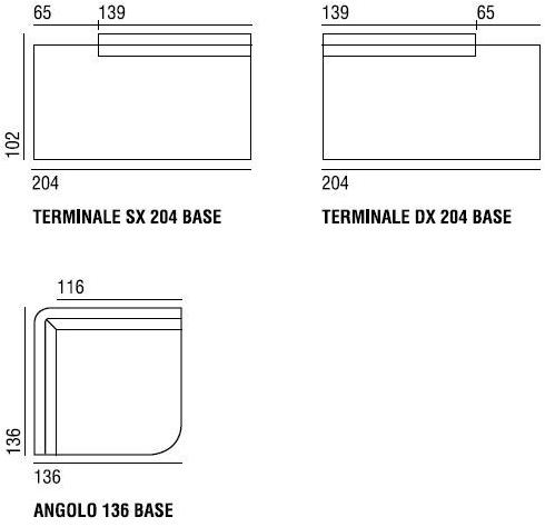 Verzelloni Модульный тканевый диван Lyndon sun-id-1436684 - Вид №10